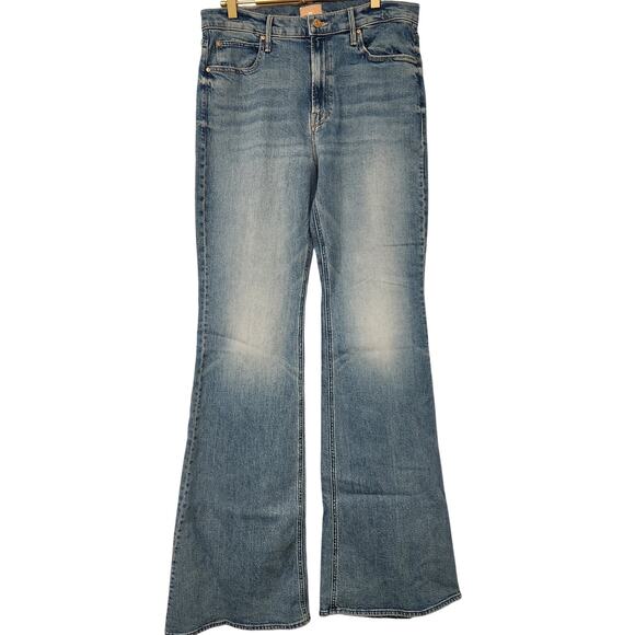 Mother Doozy high rise flare jeans in Horseback to Quarterback size 32 - Picture 3 of 11